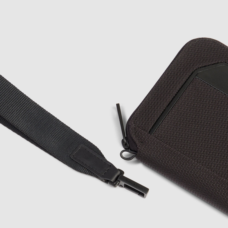 Passport holder recycled in textile