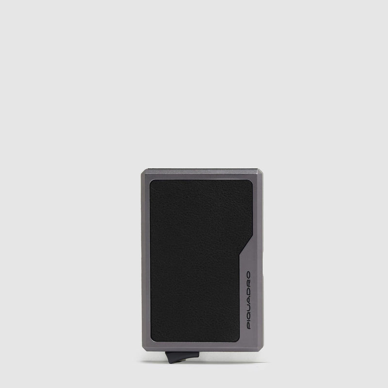 Portacarte di credito MagSafe in alluminio e pelle