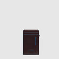 Pop-up Leather Card Holder with 3 Slots and RFID Blocking