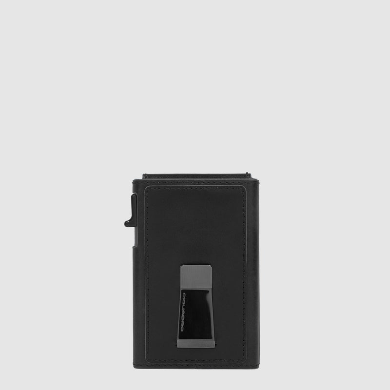 Portacarte uomo automatico con porta documenti