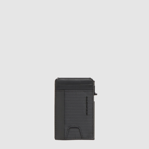 Pop-up Card Holder with 3 Card Slots and RFID Protection - 1