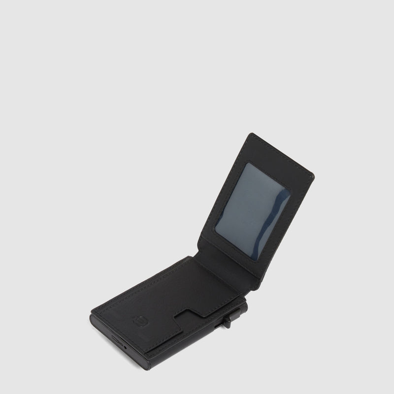 Pop-up Card Holder with 3 Card Slots and RFID Protection