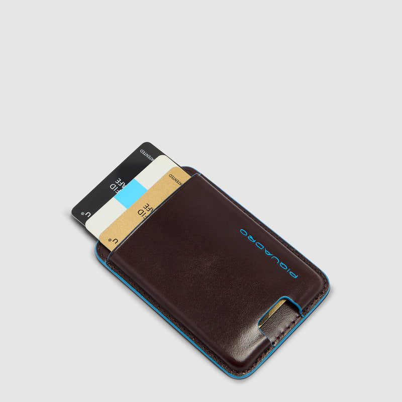 MagSafe® Leather Card Holder with RFID Protection