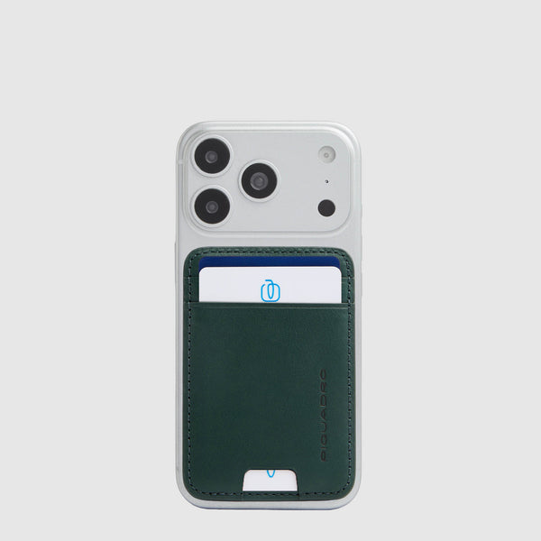 Leather MagSafe® Card Holder with RFID Protection - 3