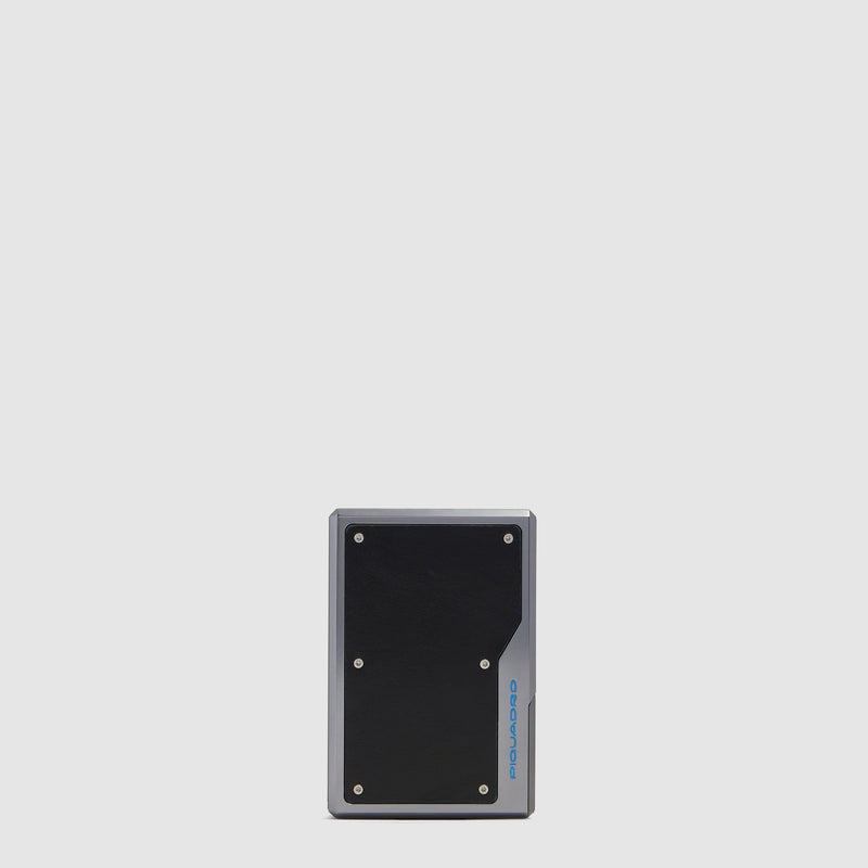 MagSafe® Card Holder in Aluminum and Leather - 1