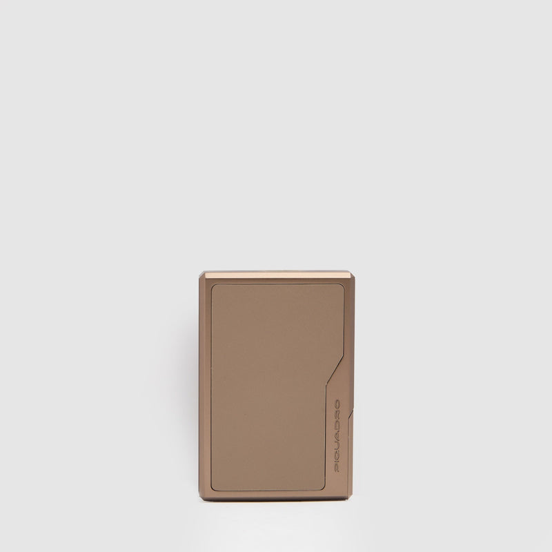 Metal & Leather MagSafe® Card Holder with RFID Protection