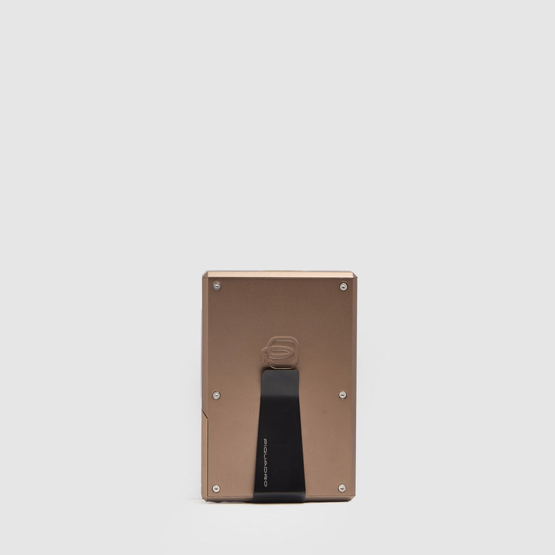 Metal & Leather MagSafe® Card Holder with RFID Protection