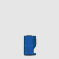 Leather MagSafe® Card Holder with RFID Protection - Blue