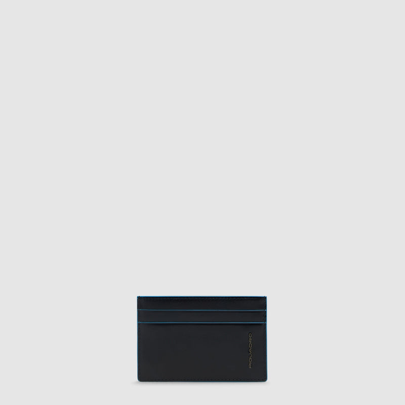 Slim Leather Card Holder, 4 Card Slots, RFID