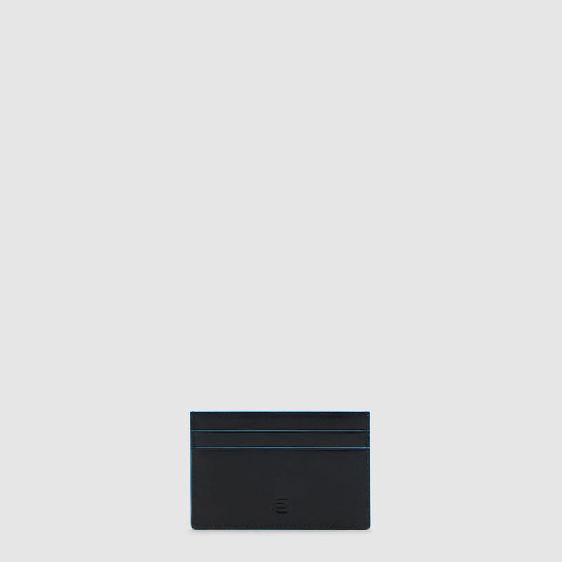 Slim Leather Card Holder, 4 Card Slots, RFID
