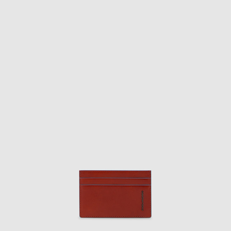 Slim Leather Card Holder, 4 Card Slots, RFID