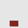 Slim Leather Card Holder, 4 Slots, RFID-Blocking - Orange