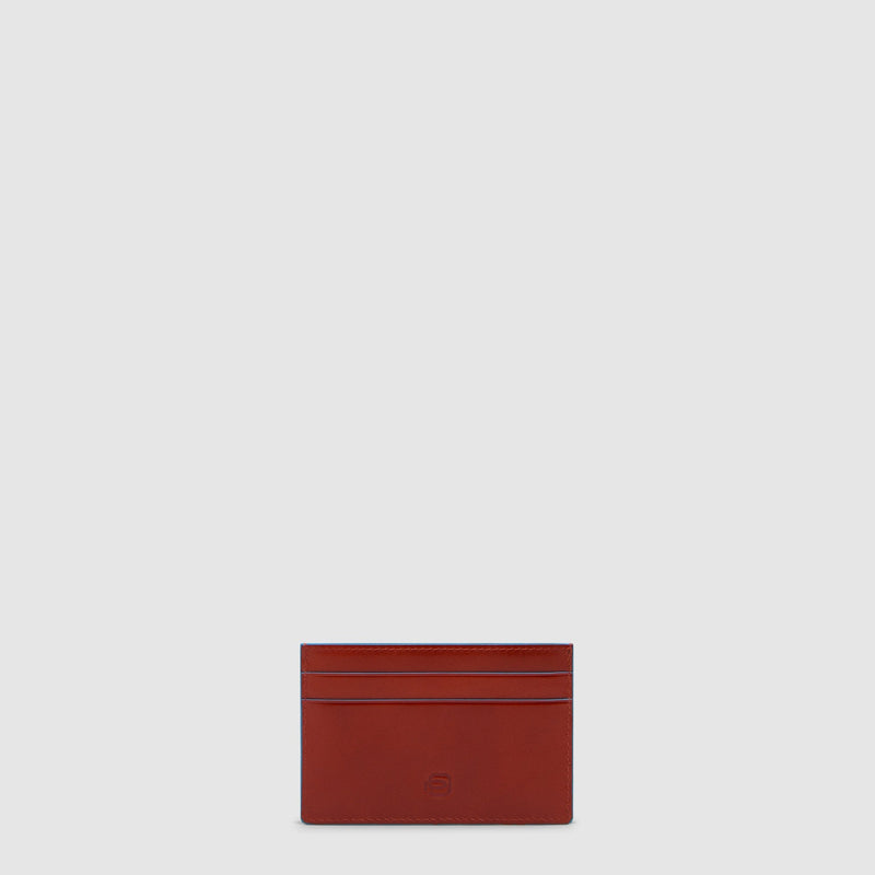 Slim Leather Card Holder, 4 Card Slots, RFID