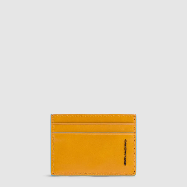 Slim Leather Card Holder, 4 Slots, RFID-Blocking - 1