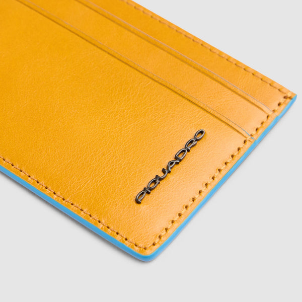 Slim Leather Card Holder, 4 Slots, RFID-Blocking - 3