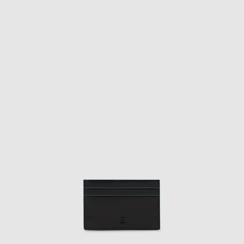 Slim Leather Card Holder, 4 Card Slots, RFID