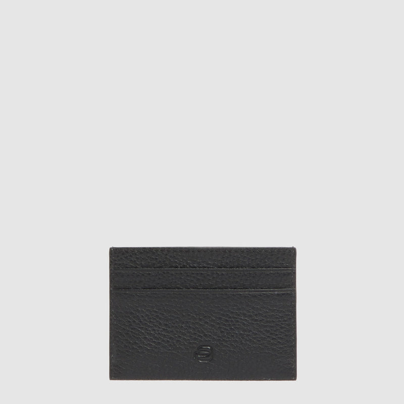 Slim RFID Leather Card Holder with 4 Card Slots
