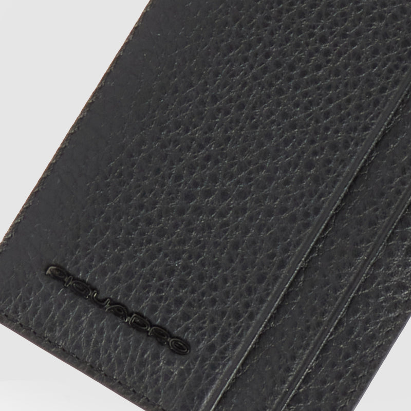 Slim 4-Slot Leather Card Holder with RFID Protection