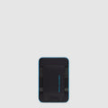 Rigid Leather MagSafe® Card Holder with RFID Protection - Black
