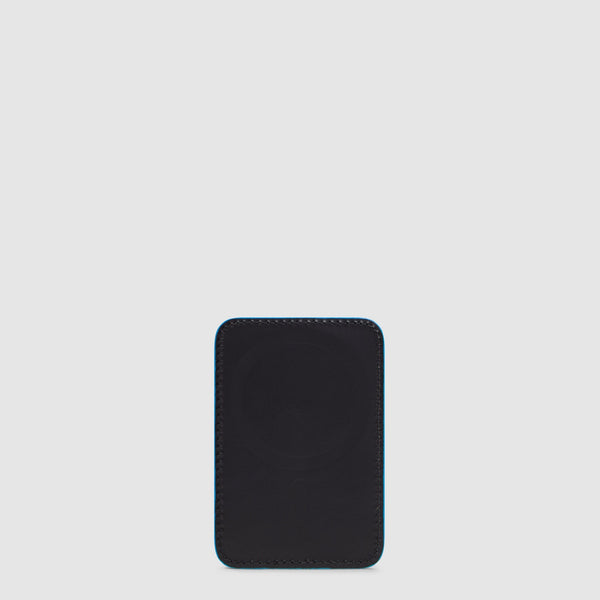 Rigid Leather MagSafe® Card Holder with RFID Protection - Black - photo 2