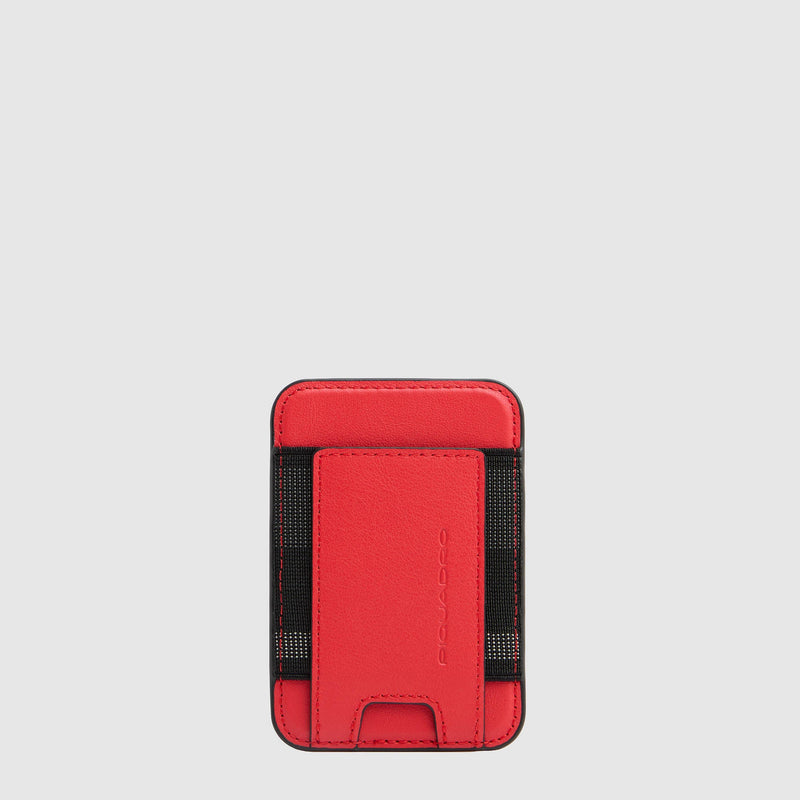 Rigid Leather MagSafe® Card Holder with RFID Protection