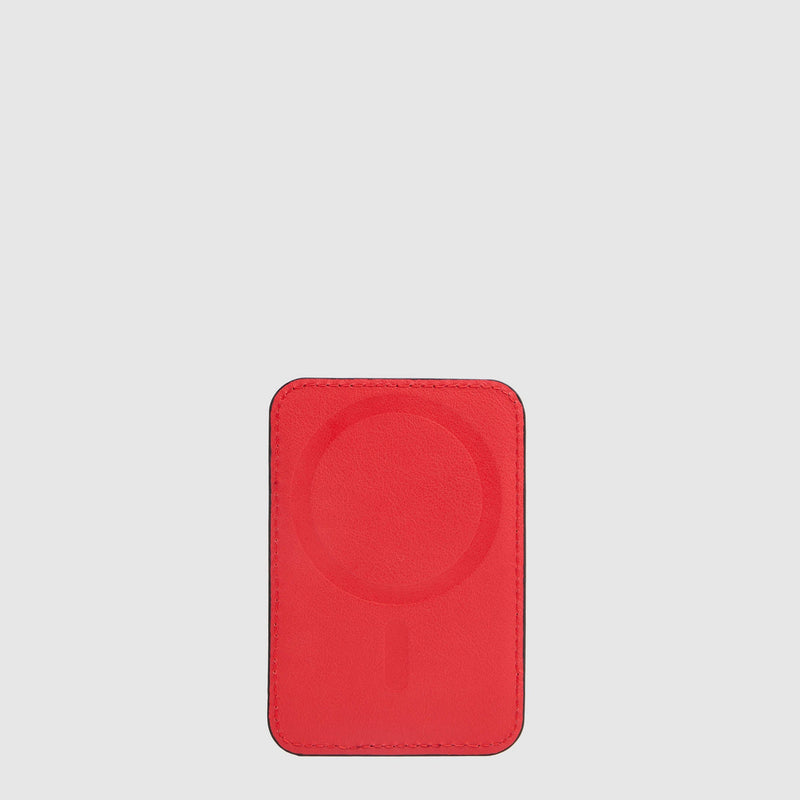 Rigid Leather MagSafe® Card Holder with RFID Protection