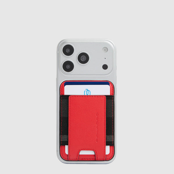 Rigid Leather MagSafe® Card Holder with RFID Protection - 3