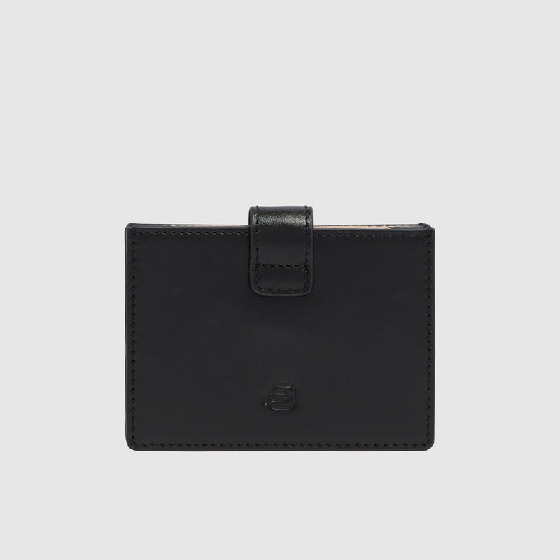 Women's Leather Card Holder with 5 Card Slots