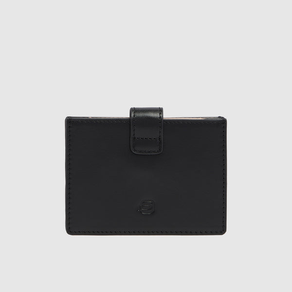 Women's Leather Card Holder with 5 Card Slots - 3