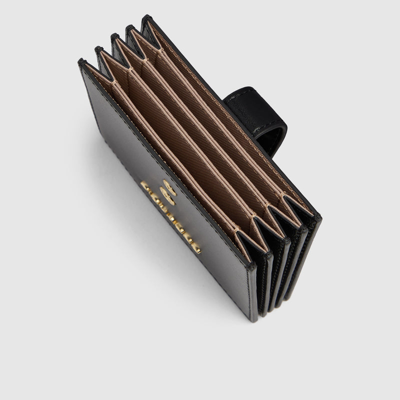 Women's Leather Card Holder with 5 Card Slots