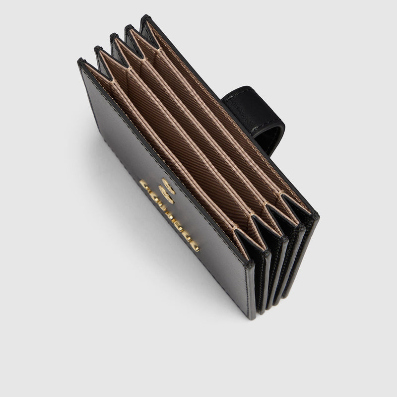 Women's Leather Card Holder with 5 Card Slots