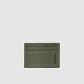 MagSafe® Leather Card Holder with 2 RFID-Protected Slots - Green