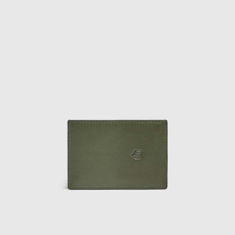 MagSafe® Leather Card Holder with 2 RFID-Protected Slots - Green - photo 2