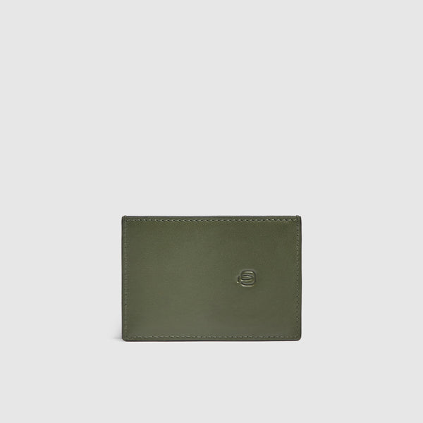 MagSafe® Leather Card Holder with 2 RFID-Protected Slots - Green - photo 2