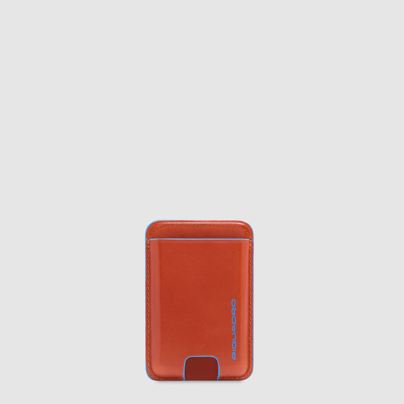 Tarjetero MagSafe® de piel - Naranja