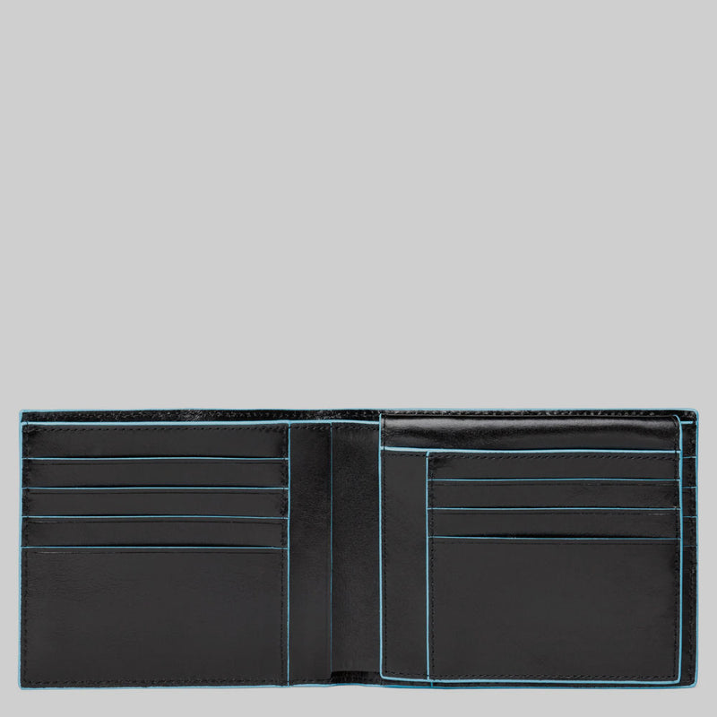 Men's wallet with coin case and document holder