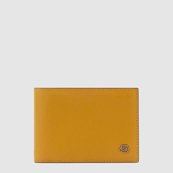 Men's Leather Wallet, 7 Card Slots - Yellow - photo 3