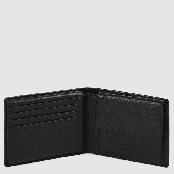 Portefeuille homme avec porte-CNI, porte-monnaie