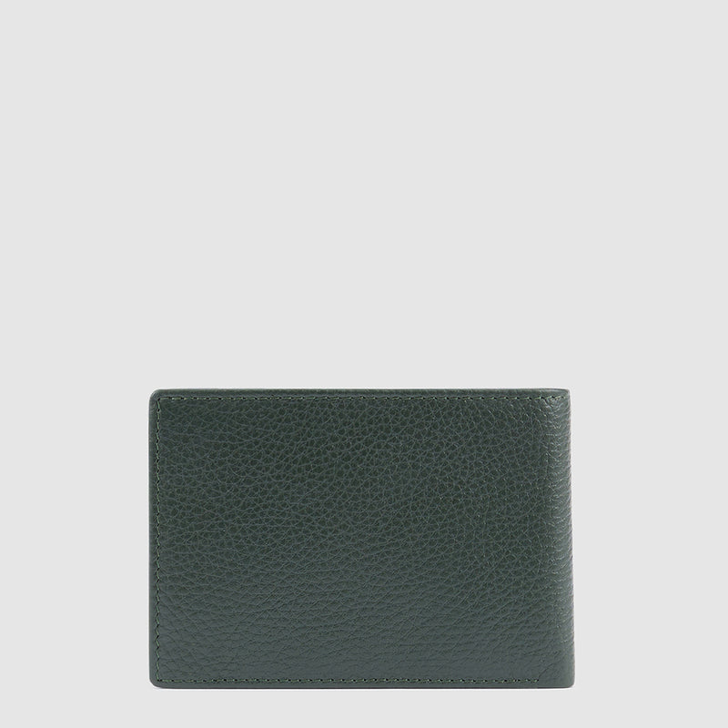 Men’s wallet with flip up ID window, coin pocket
