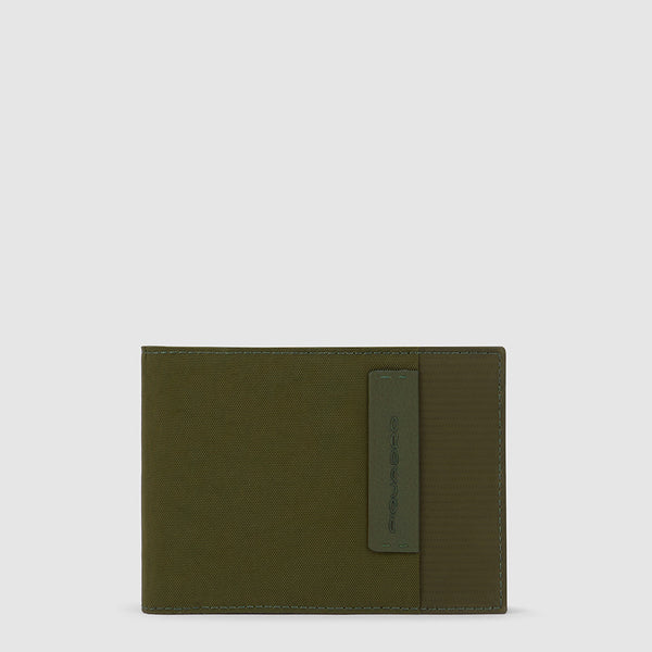 Men’s wallet in recycled fabric