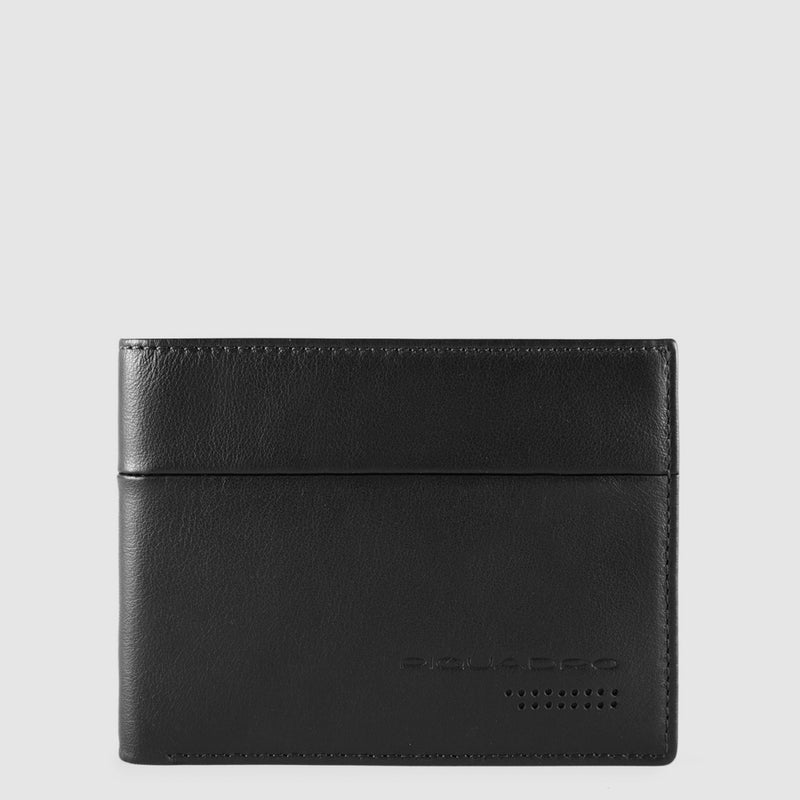 Portefeuille homme avec volet porte-CNI, porte-mon