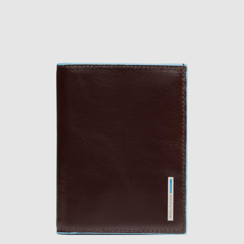 Billetera hombre vertical con portadocumentos,