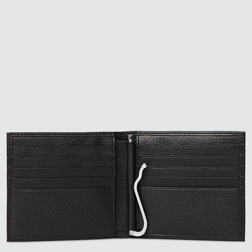 Men's wallet with document, credit card and