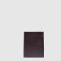 Vertical Trifold Leather Wallet, 10 Cards, RFID