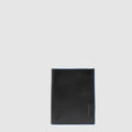 Vertical Trifold Leather Wallet, 10 Cards, RFID