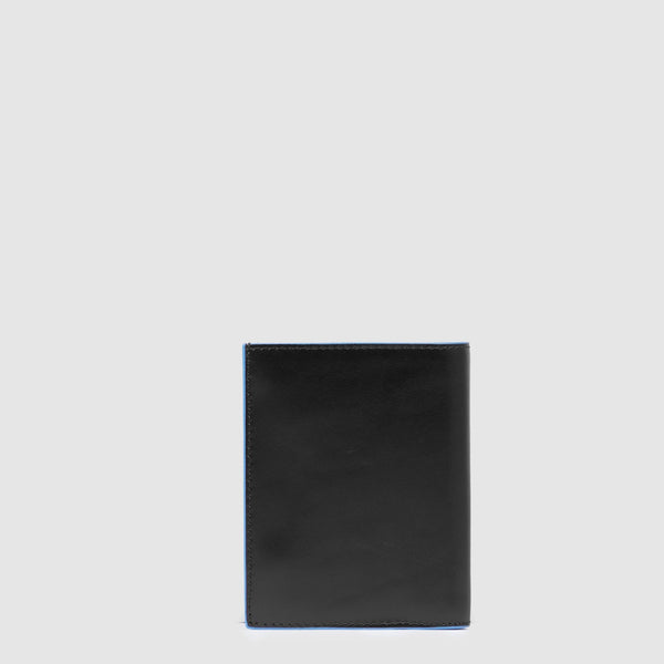 Vertical trifold men's wallet
