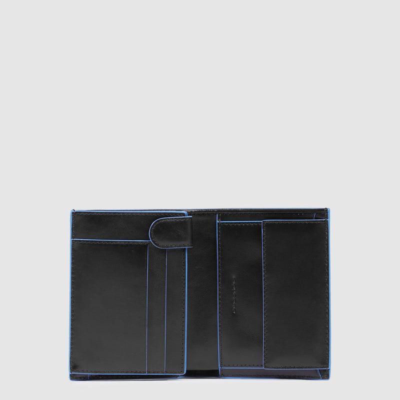 Vertical trifold men's wallet