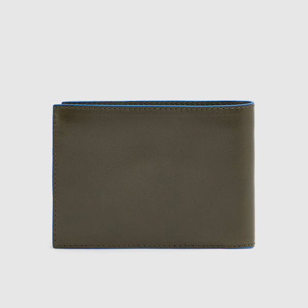 Men's Leather Wallet with 4 Card Slots and Coin Pocket - Olive green - photo 2