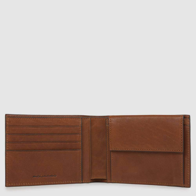 Men’s wallet with coin pocket