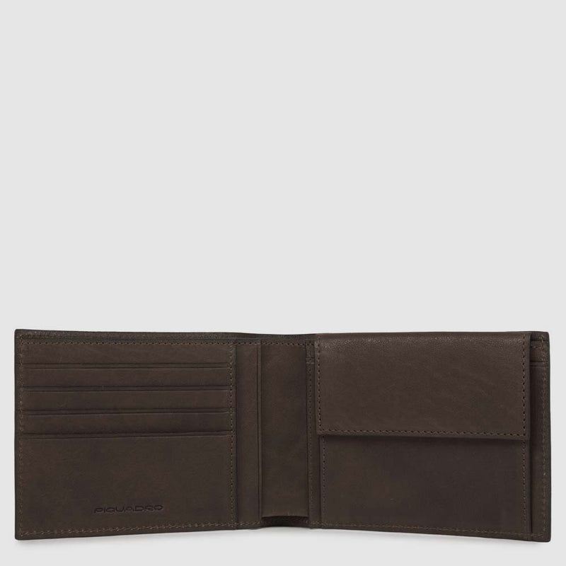 Men’s wallet with coin pocket